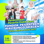 brosur PPDB SMP Walisongo Sragen 2026